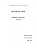 RESULTADO DE APRENDIZAJE 8 D CALIDAD