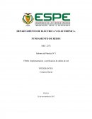 DEPARTAMÉNTO DE ELÉCTRICA Y ELECTRÓNICA. FUNDAMENTO DE REDES
