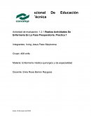 Como Realiza Actividades De Enfermería En La Fase Preoperatoria