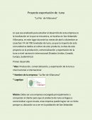 Proyecto exportación de tuna “La Flor de Villanueva”