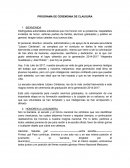 PROGRAMA DE CEREMONIA DE CLAUSURA