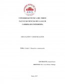 Unidad 1: Educación y comunicación