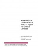 “Operación de Monsanto en el país y la región”