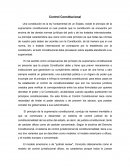 Control Constitucional. La Carta Constitucional de 1999