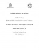 STRATEGIAS DE LOS NEGOCIOS Y VENTAS 19:00 20:00. VALDES ESCARCEGA, M.E. GLADYS ARELY CONCEPCION.