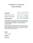 Patologías en la construcción