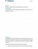 En esta actividad, el alumno identificará los conceptos vistos en él tema y los interpretará en el caso.