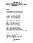 INFORME DE LA COMISIÓN DE INVESTIGACIÓN DE ASUNTOS ADMINISTRATIVOS
