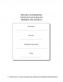PRUEBA INTERMEDIA CIENCIAS NATURALES PRIMER AÑO BÁSICO