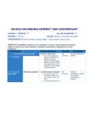 Plan de estudio ESCUELA SECUNDARIA GENERAL” JOSE VASCONCELOS”