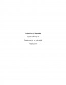 Tratamiento de materiales. Resistencia de los materiales