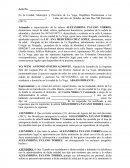 Un nuevo Acto no entrega de documento