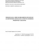 PROPUESTA EN EL COBRO DE EMOLUMENTOS POR PARTE DE LAS DEPOSITARIAS JUDICIALES EN LA PRÁCTICA DE MEDIDAS PREVENTIVAS Y EJECUTIVAS