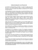 Intitucionalización de la revolución mexicana