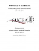 Como se da los Conceptos basicos de la etica profesional