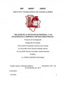 “RELACION DE LA ROTACION DE PERSONAL Y LAS UTILIDADES EN LA EMPRESA CORTINAS INDUSTRIALES”