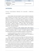 Conocimiento didáctico del contenido y didácticas específicas