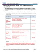 Práctica de laboratorio: Armado de un sistema informático especializado