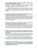 ¿De los criterios planteados por Adam para identificar al adulto, cuáles usted identifica como propios?