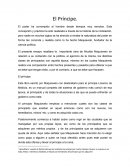 El Príncipe ensayo.