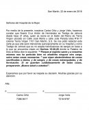 Cartas Señores del Hospital de la Mujer