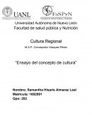 Ensayo sobre el concepto de cultura
