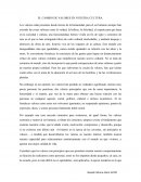 COMO SE DA EL EL CAMBIO DE VALORES EN NUESTRA CULTURA.