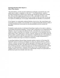 Dramático Psicologia Del Desarrollo. Reporte 1.. Página 1