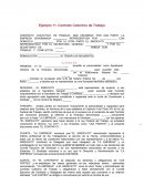 EJEMPLO CONTRATO COLECTIVO DE TRABAJO