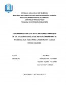 Ministerio del poder popular para la educación superior: Informe