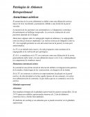 Patologías de Abdomen Retroperitoneal