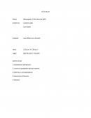 Constatacion del Quorum