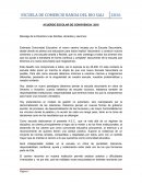 Acuerdo escolar de convivencia 2016