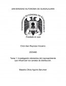 Tarea 1: Investigación elementos del macroambiente que influencian los canales de distribución.