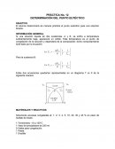 PRÁCTICA No. 12 DETERMINACIÓN DEL PUNTO EUTÉCTICO