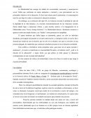 La Modernidad trae consigo los ideales de racionalidad