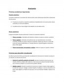 Anatomía Términos anatómicos importantes
