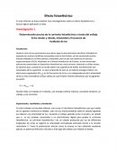 Investigación 1 Determinación precisa de la corriente fotoeléctrica a través del voltaje