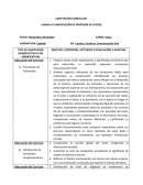 Adaptación curricular (anexa a planificación de profesor de curso)