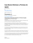 Caso Becton Dickinson y Pinchazo de agujas