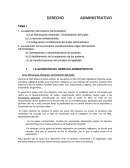 DERECHO ADMINISTRATIVO TEMA 1
