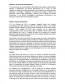 Definición de Sumario Administrativo