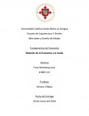 Relacion de la economia con la moda