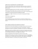 ¿Cuáles son las características de tu comunidad escolar?