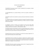 Actas de la fase administrativa