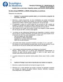 Se debe entregar IMPRESO o a MANO. (Entrega física, no archivos)