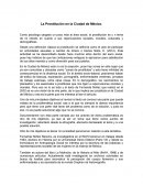 La Prostitución en la Ciudad de México