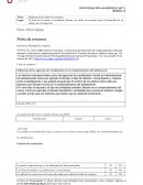 Elaboración de fichas de resumen SESIÓN 14