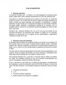 Plan marketing La empresa Peluditos Ltda