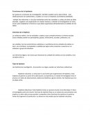 Funciones de la hipótesis